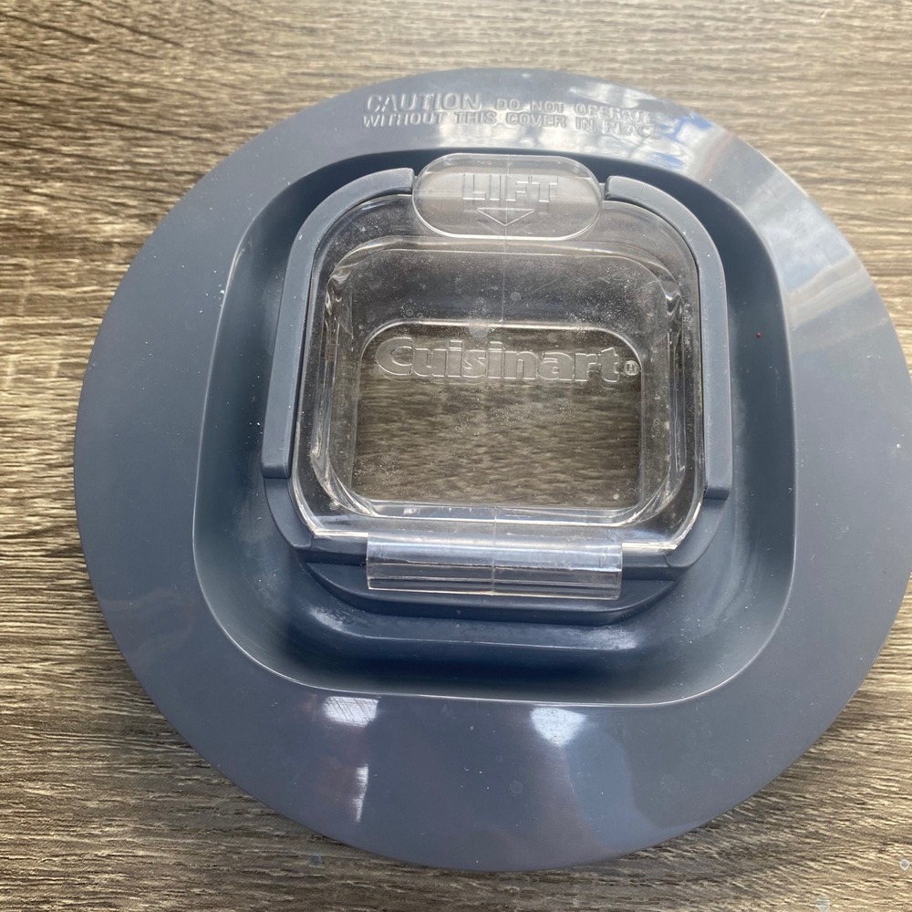 Cuisinart Blender Replacement Parts Gray Lid with Clear Cap and Base Collar CB-4